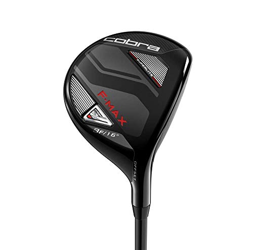 Cobra Male Golf 2019 F-Max SuperLite Fairway Wood Golf 2019 F-Max SuperLite Fairway 3 Wood (Mens, Left Hand, Graphite, REG Flex, 16.0), Black-Red