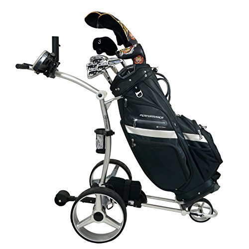 NovaCaddy Remote Control Electric Golf Trolley Cart, X9RD, Silve, 12V Lithium Battery