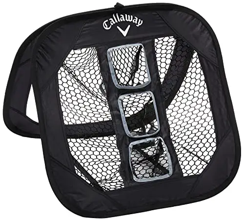 Callaway Chip-Shot Golf Chipping Net, Collapsible Golf Net for Outdoor & Indoor Practice, Black