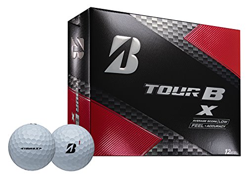 Bridgestone Golf Tour B X Golf Balls, White (One Dozen) - 760778082980