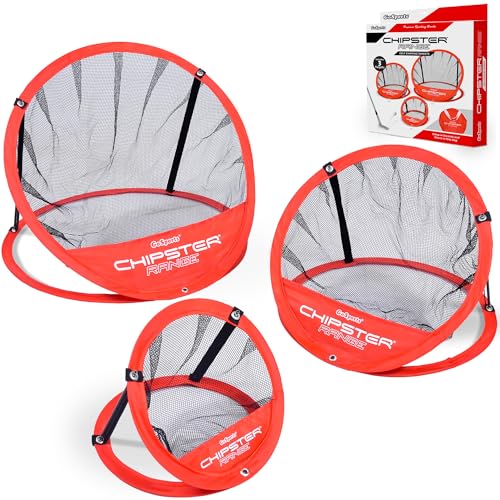 GoSports Chipster Range 3 Piece Golf Chipping Practice System Includes 3 Targets and Case