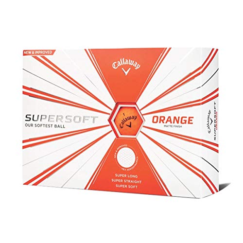 Callaway Golf Supersoft Golf Balls (Matte Orange), Prior Generation