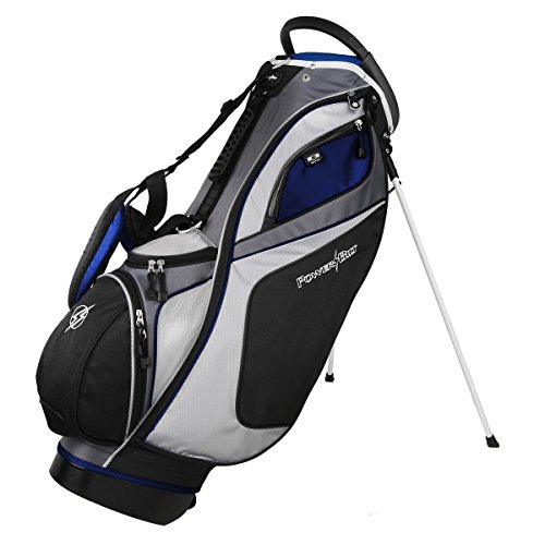 Powerbilt TPS Dunes 14-Way Black/Blue Stand Golf Bag (Black/Blue)