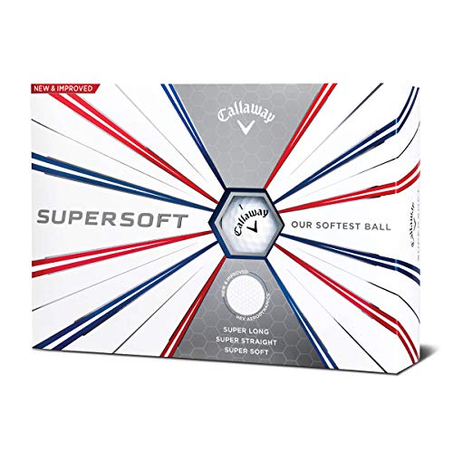 Callaway Golf Supersoft Golf Balls (White ),12 pack, Prior Generation