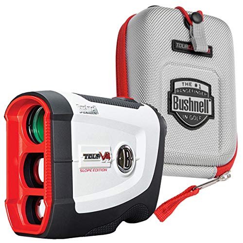 Bushnell Tour V4 Shift Golf Laser Rangefinder, White, Regular