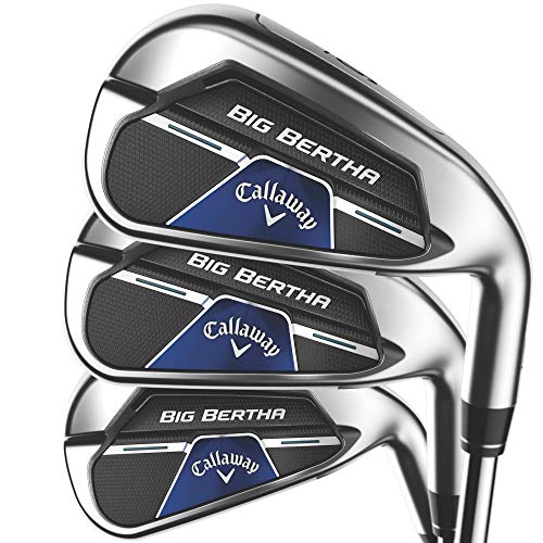 Callaway Big Bertha B21 Iron Set (Set of 5 Clubs: 6IR - PW, Left , Graphite, Regular), Silver