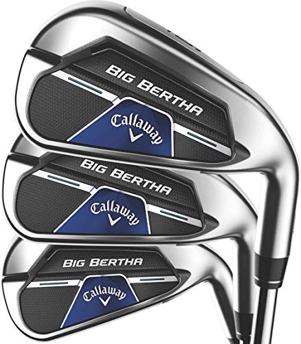 Callaway Big Bertha B21 Iron Set (Set of 5 Clubs: 6IR - PW, Left , Graphite, Regular), Silver