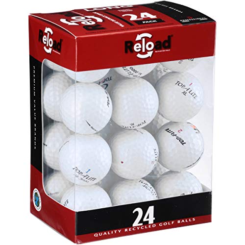 Top Flight Reload Recycled Golf Balls (24-Pack) Top Flite Golf Balls, White, One Size
