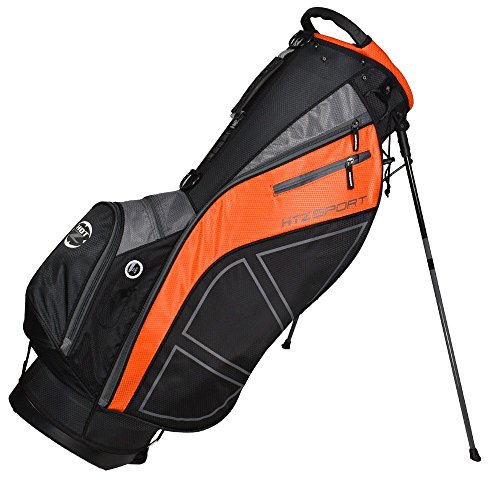 Hot-Z Golf HTZ Sport Ultra Lite Cart Bag Black/Gray/Orange