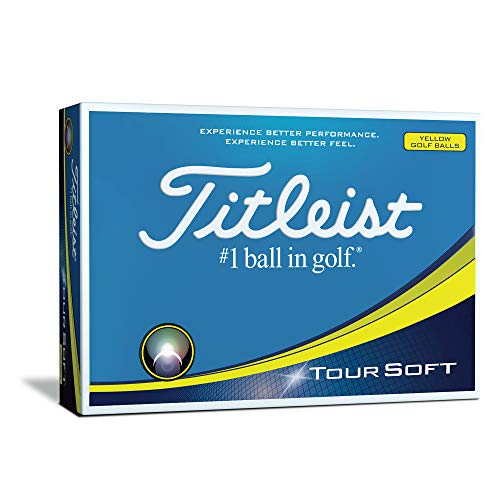 Titleist Tour Soft, Yellow, Golf Balls
