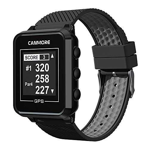 CANMORE TW353 Golf GPS Watch - Essential Golf Course Data and Score Sheet - Minimalist & User Friendly - 40,000+ Free Courses Worldwide - IPX7 Waterproof - 1-Year Warranty