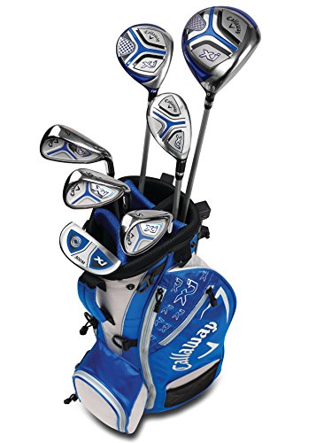 Callaway Golf Xj Junior Golf Set, Level 3, 7 Piece Set, Right Hand, Blue