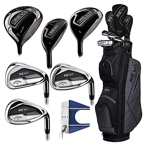 Callaway Golf 2021 REVA Complete Golf Set (11 Piece) Right-Handed, Long, Black