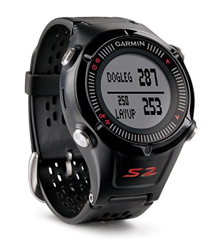 Garmin Approach S2 GPS Golf Watch with Worldwide Courses (Black) (Certified Refurbished)