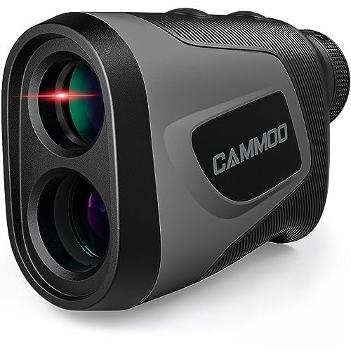 CAMMOO Golf Hunting Rangefinder with Slope, 1100Y Range Finder Golfing with 5 Mode, 6X Magnification, USB Charging, Clear&Accurate Measurement,Vibration Alert, for Hunting,Golfing, Measurement - M1000