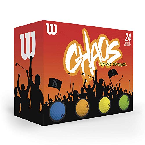 Wilson Chaos 24- Golf Ball Pack - Multi Color