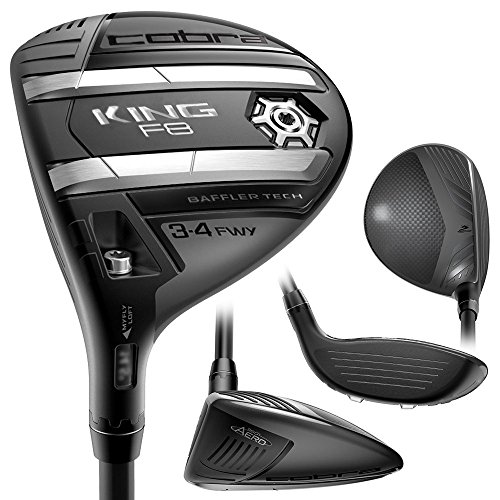 Cobra Men's 3w4w 2018 King F8 Fairway, Nardo, Regular Flex, Left Hand