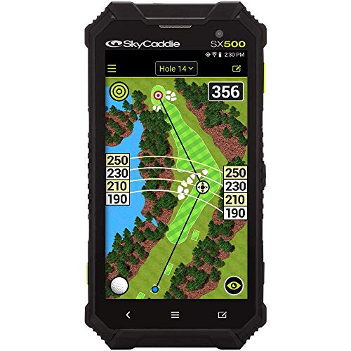SkyCaddie SX500, Handheld Golf GPS, Black