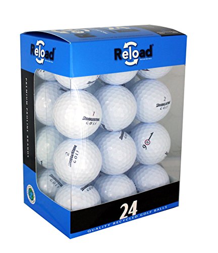 Reload Recycled Golf Balls (24-Pack) of Bridgestone Golf Balls, White