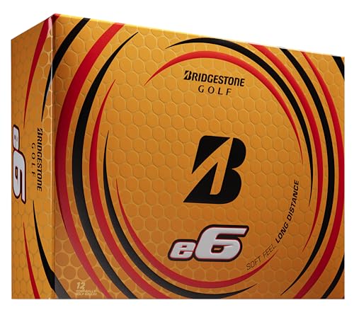 BRIDGESTONE 2021 e6 Golf Balls (One Dozen), White