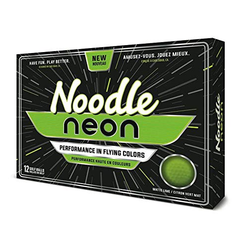 TaylorMade 2018 Noodle Neon Matte Lime Green Golf Ball (One Dozen)